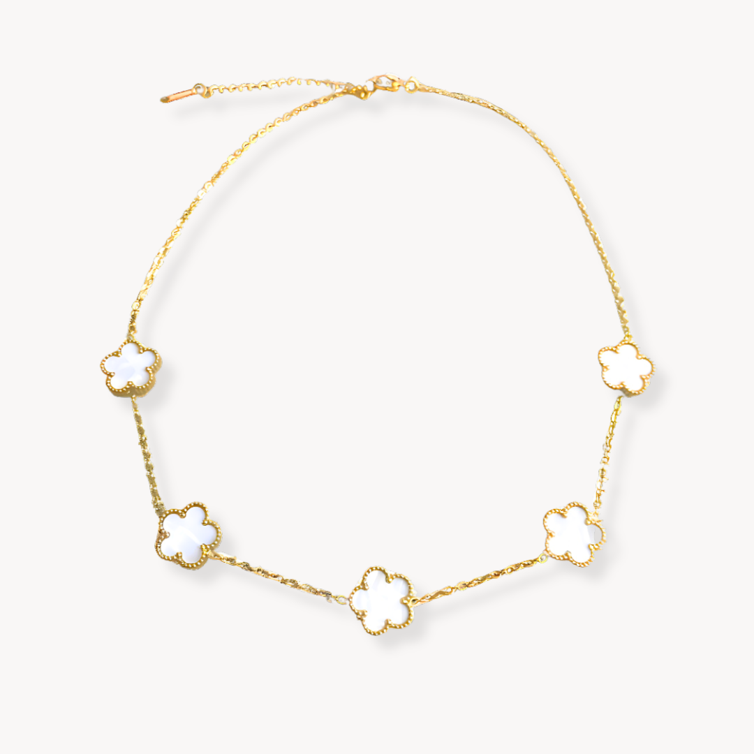 Serena Clover Charm Necklace