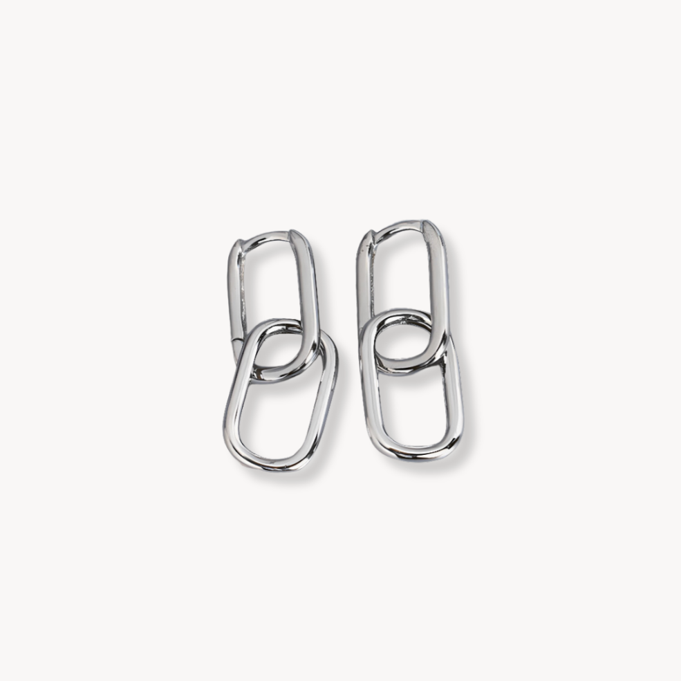 Double Link Earrings